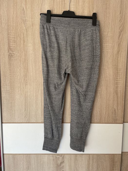 Dresy Nike S szare melanż bawełniane wysoki stan
