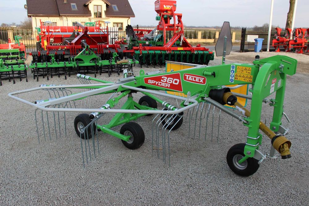Zgrabiarka karuzelowa Spyder 3,6 m 4,2m talex od ręki