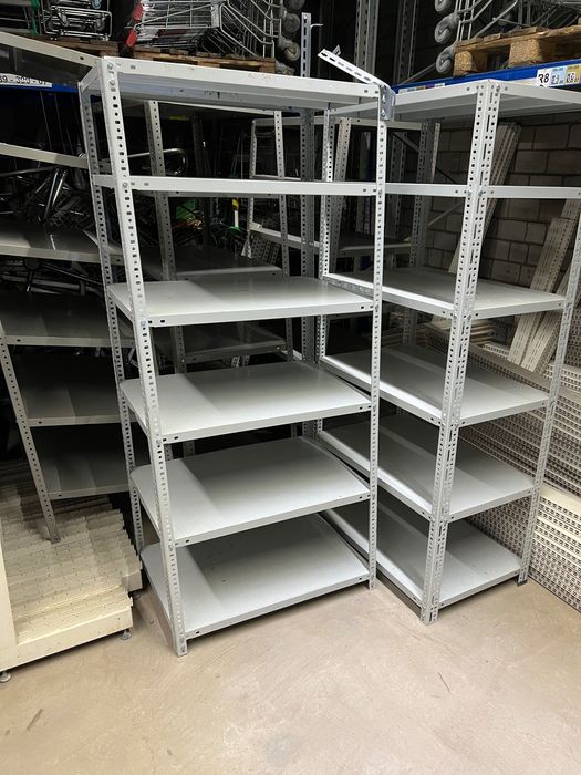 Sprzedaż metalowych regałów magazynowych i sklepowych
