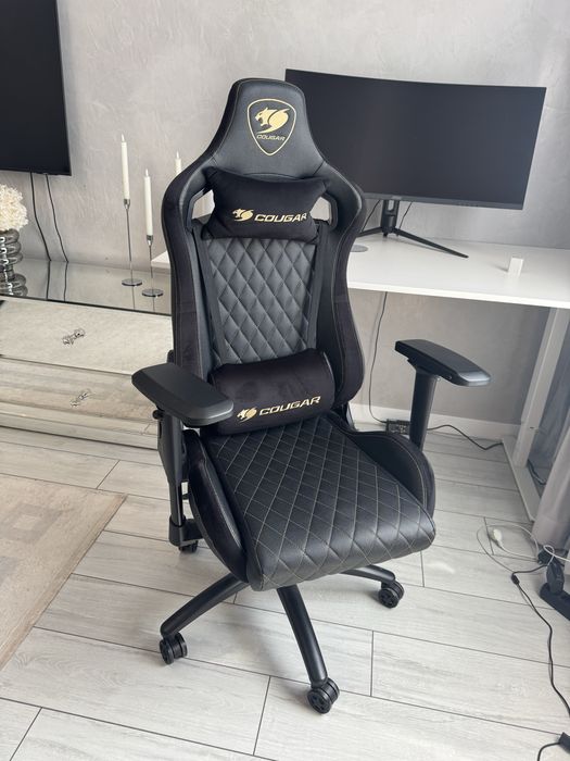 Нове чорне Ігрове крісло Cougar (Armor S Royal Black) з коробкою