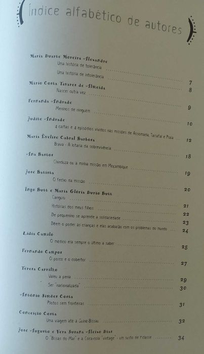 Histórias para não adormecer- Relatos dos Voluntários da AMI em diversos pontos do Mundo