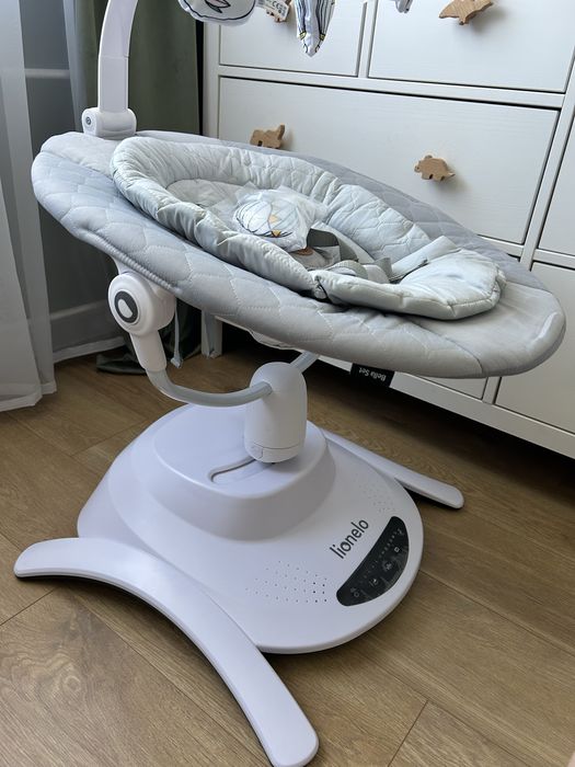 Sprzedam nowy bujaczek elektryczny Lionelo 2w1 bella set grey concrete