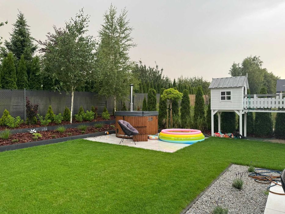 Balia ogrodowa gorąca beczka jacuzzi hydromasaż aeromasaż grzałka 3KW