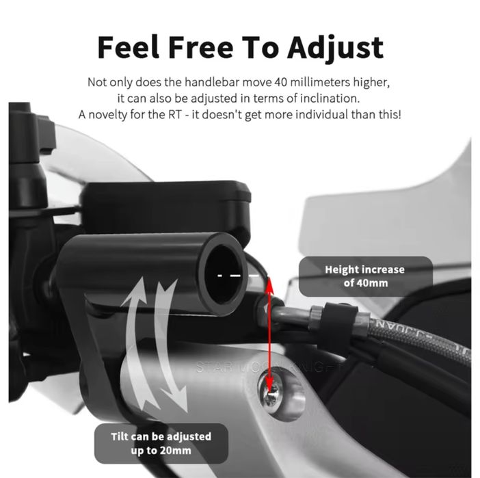 Risers BMW R 1200 RT e outras BMW