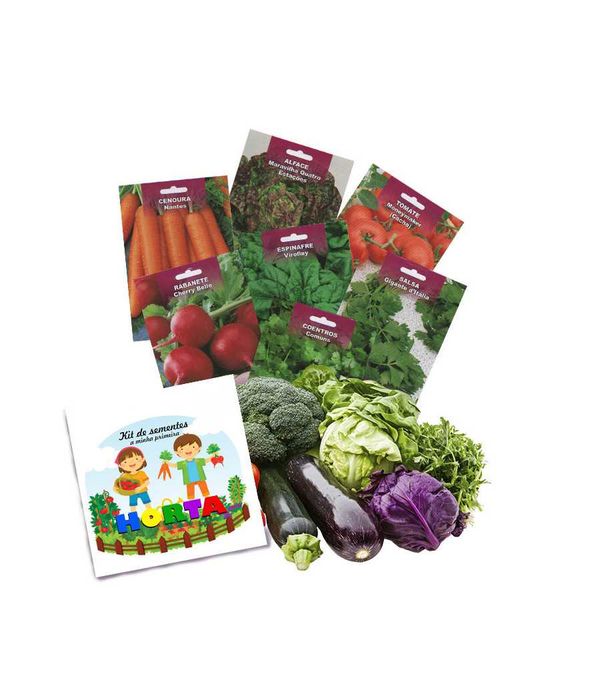 Kit de sementes a minha primeira horta!