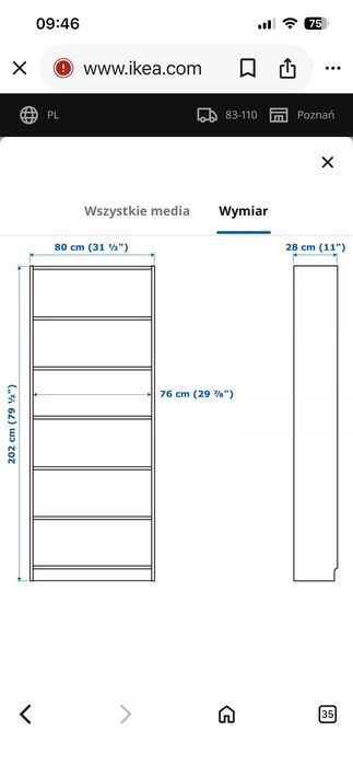 Regał Billy Ikea