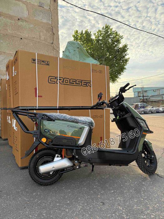 Crosser CR-13 Pro 2000W Lifepo4 Підвищєний вольтаж АКБ 76.8V Зелений