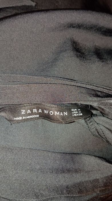 Bluzka damska czarna marki ZARA rozm. M