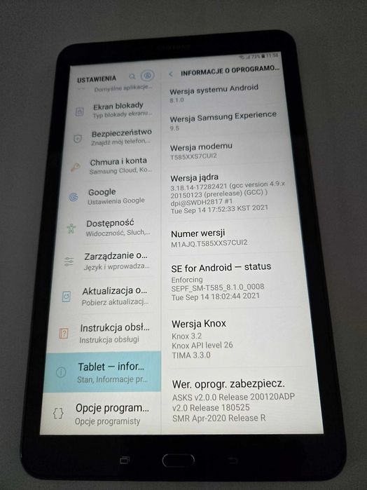 Tablet Samsung A6 16GB 2 RAM 10cali