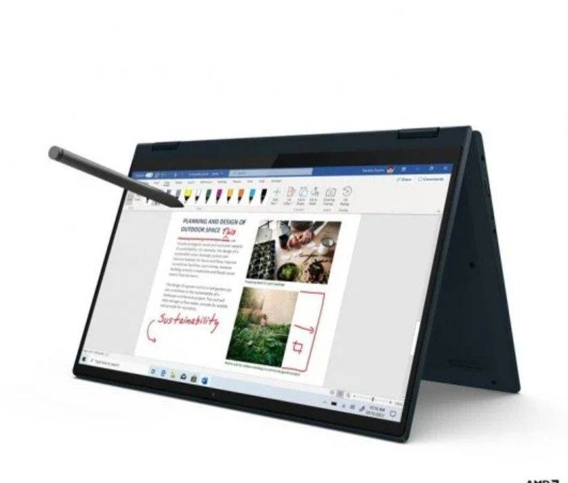 Computador portátil híbrido 2 em 1 com Ecrã táctil + caneta