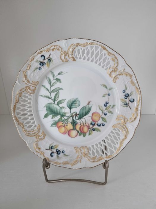 Piękny Talerz Ażurowy Rosenthal Classic Rose Motiv 4