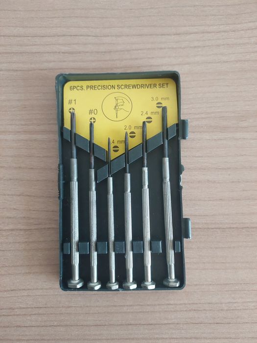 Conjunto de chaves de fenda de precisão