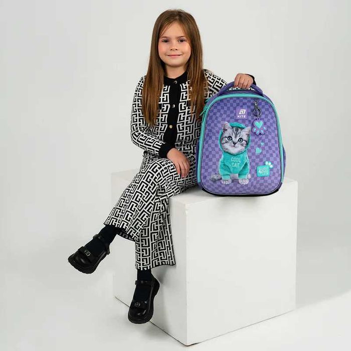 New 2025. Рюкзак шкільний Kite Studio Pets S для дівчинки в 1-4клас