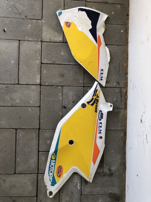 Ktm sx 125 excf 250 sxf 350 exc 300 cross 450 plastiki Boczne tył