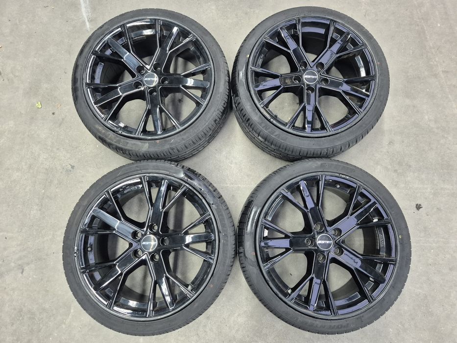 Felgi Koła 18" 5x112 ET45 czarny połysk wyważone