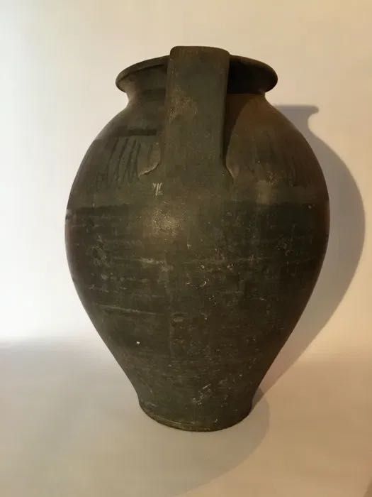 CÂNTARO - barro preto - Bisalhães ou Ribolhos - antigo - 37 x 27 cm/s