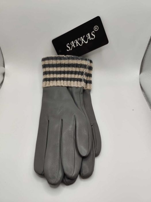 Rękawiczki zimowe Sakkas Oda, szare, S