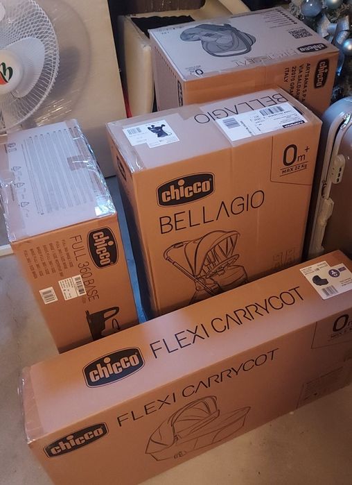 Carrinho trio Bellagio Chicco