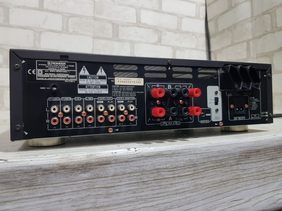 Стерео підсилювач PIONEER A-505, *2x100 Вт, б/у з Німеччини
