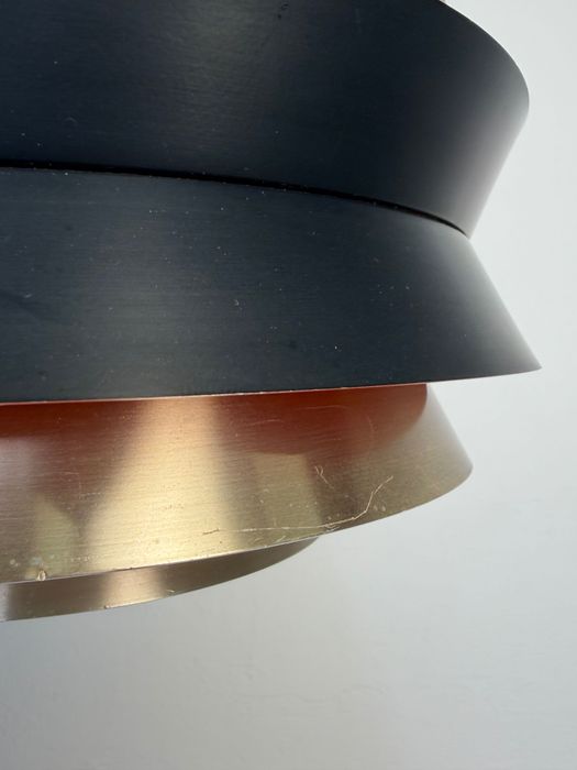Lampa wisząca Carl Thore „Trava” – Granhaga Metallindustri, Szwecja, lata 70