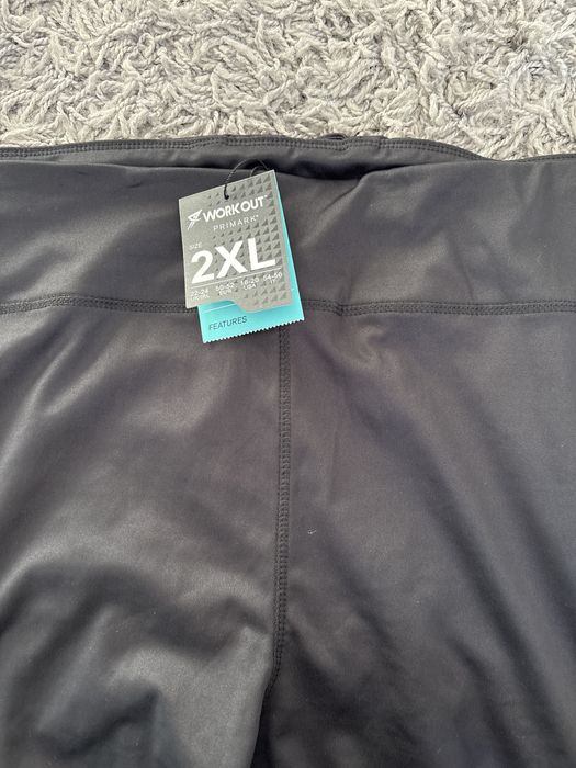 Leginsy czarne  Xxl nowe