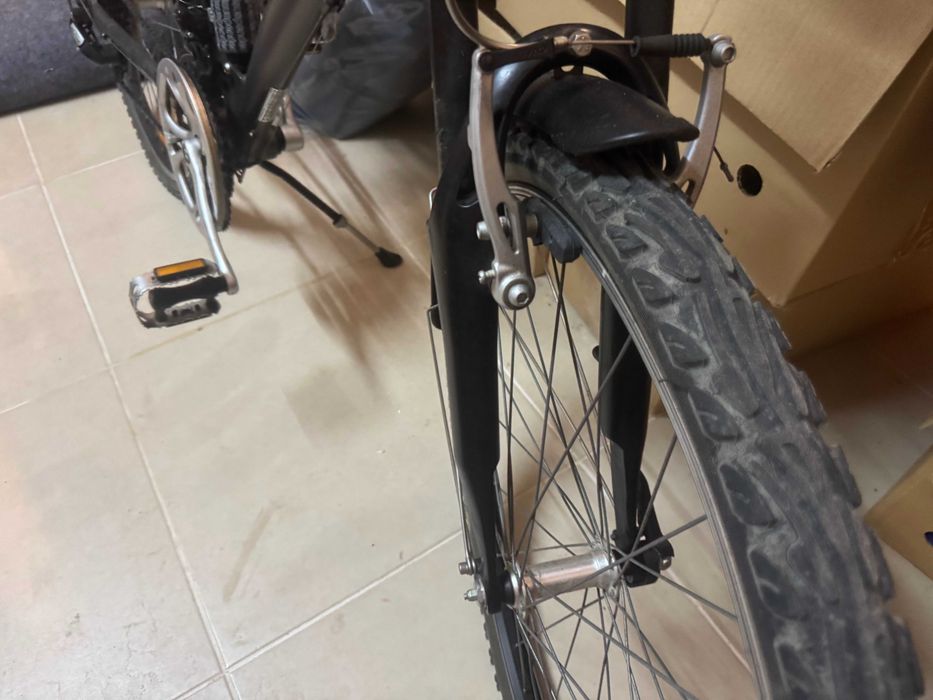 Bicicleta urbana ou de senhora da Decatlhon com suspensão total  - COMO NOVA