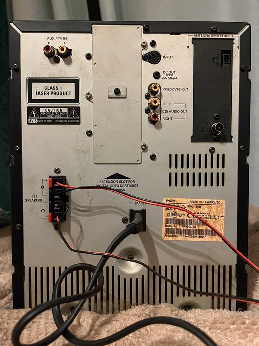 Aparelhagem Philips FW380i CDi Mini System 50W