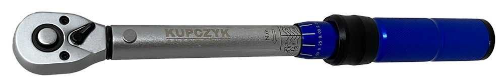 Klucz dynamometryczny 1/4 z blokadą 5-25 Nm Kupczyk