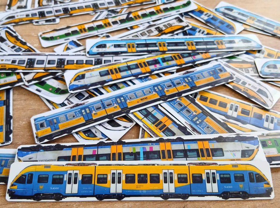 Zestaw magnesów kolejowych dla kolekcji - Magnesiki-Kolejowe.pl