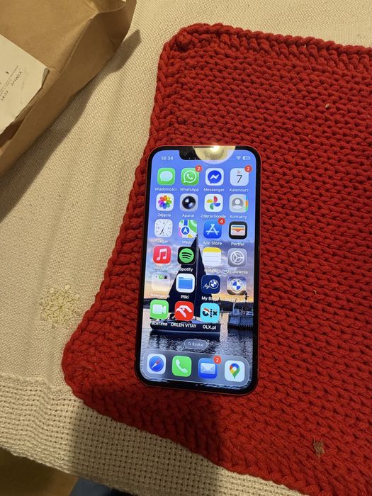 Iphone 13 mini 128 GB+aple watch 4 z kablem do ładowania