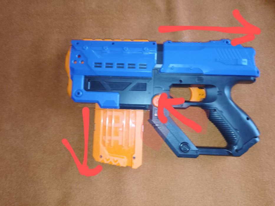 Нерф бластер XHERO магазин на 9 поролонових куль