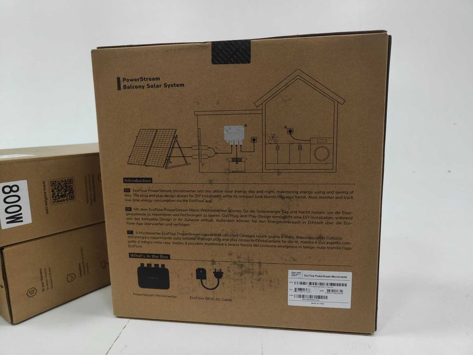 Мікроінвертори нові EcoFlow PowerStream Microinverter 800W.  (коробки заводські, з пломбами)