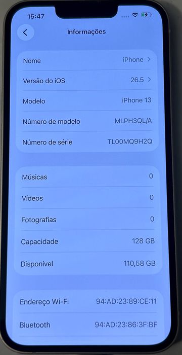 iPhone 13 Rosa — 128 GB — Bom Estado