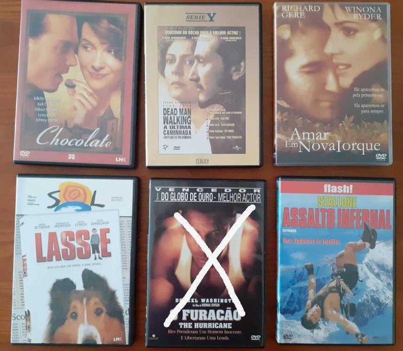 Filmes em DVD vários