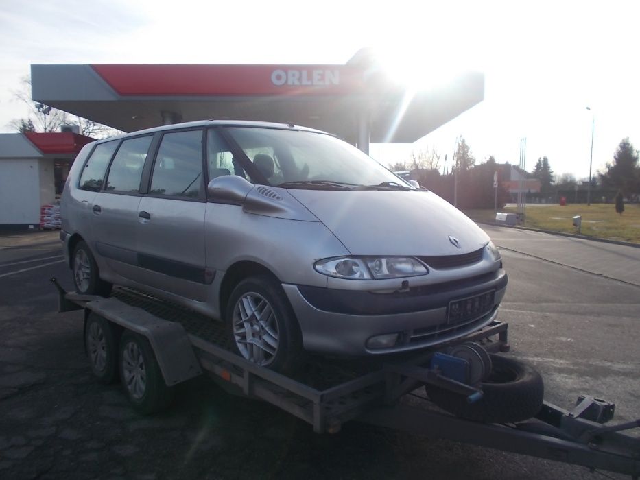 Renault Espace,2,0 DCI,przeznaczony na części,kolor srebrny,ksenony