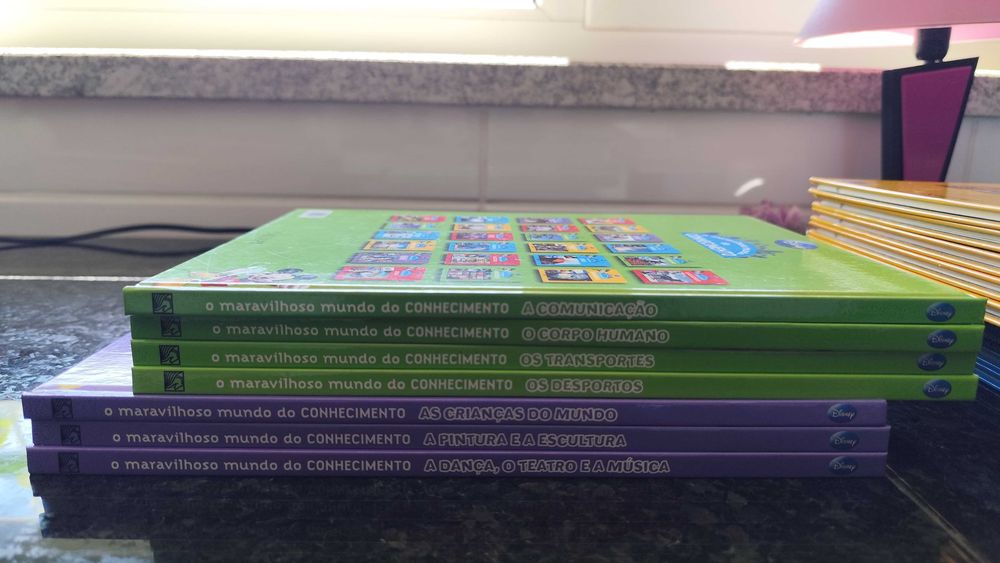 Coleção Completa 24 Livros Disney - O Maravilhoso Mundo do Conhecimento