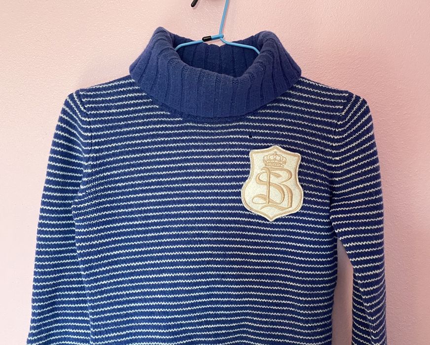 SACOOR BROTHERS Camisola Blusa 100% Lã Gola Alta M (mulher)