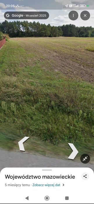 Sprzedam działkę 8662m²