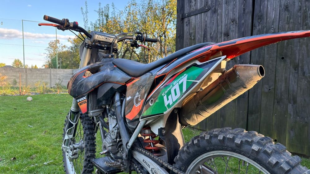 KTM 250 sxf rozrusznik wtrysk