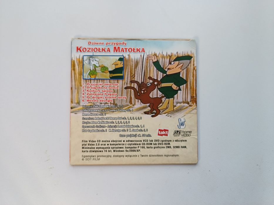 Dziwne Przygody Koziołka Matołka VCD