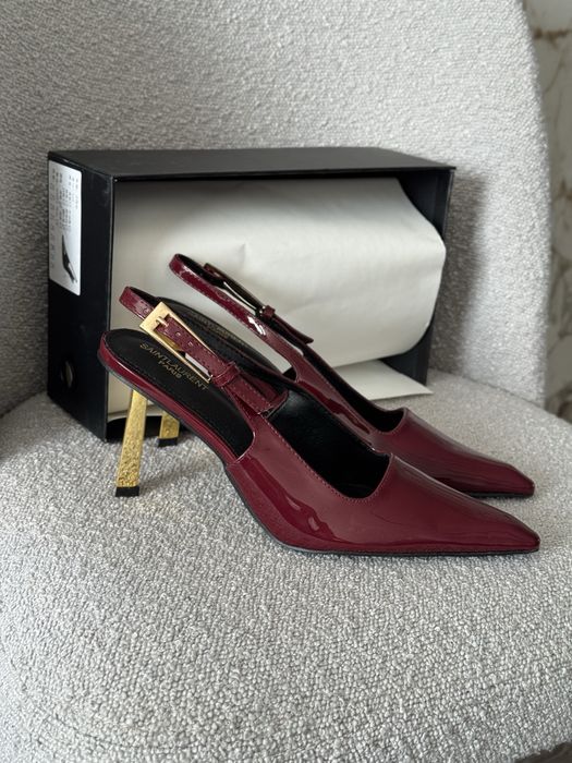 Дуже красиві бордові лодочки ysl