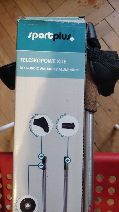 Kije teleskopowe do nordic walking z aluminium