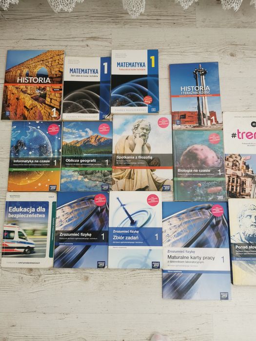 Książki do pierwszej klasy liceum i technikum