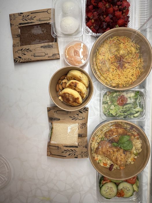 Раціон здорового харчування на день їжа на замовлення