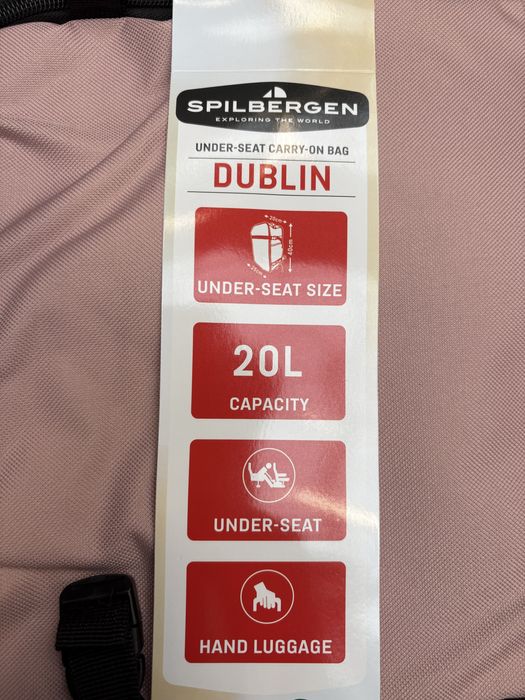 Placaak, torba podróz wakacje ,  wizzar, rayaner,spilbergen, , samolot