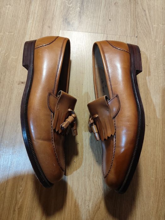 42.5/27-28.5 туфлі  лофери   peal &co brooks brothers