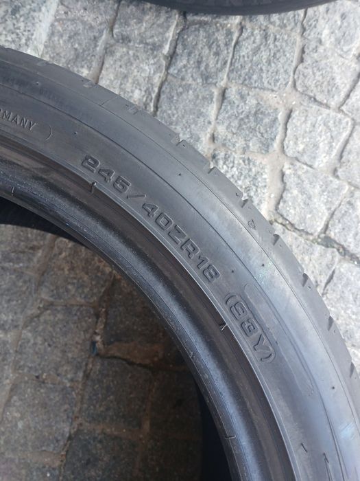 2 pneus 245 40 r18 dunlop