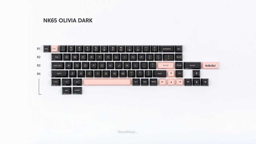 NovelKeys NK65 OLIVIA EDITION Mechanical механічна клавіатура 4 500