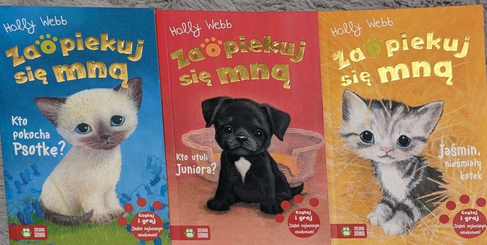 3 Książki z serii Zaopiekuj się mną