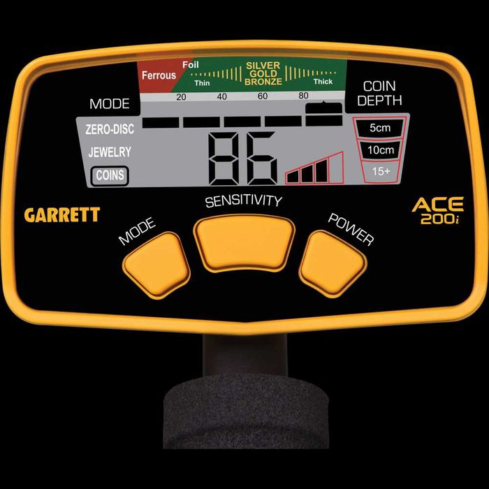 Detector de Metais GARRETT ACE 200i (Novo)